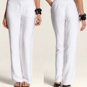 NEW Chicos Travelers Collection 'Luna' White Pants